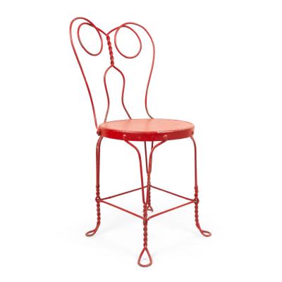 10 Outdoor Painted Wire Chairs