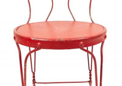 10 Outdoor Painted Wire Chairs