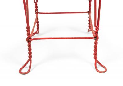 10 Outdoor Painted Wire Chairs