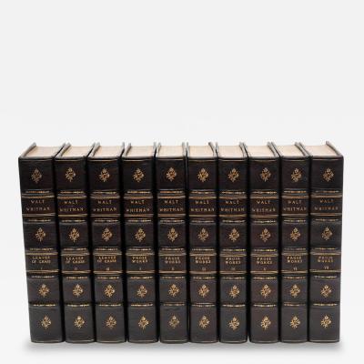 10 Volumes Walt Whitman The Complete Writings