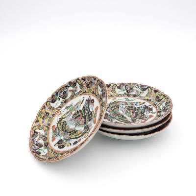 1000 Butterflies Chinese Export porcelain smaller dishes coasters 