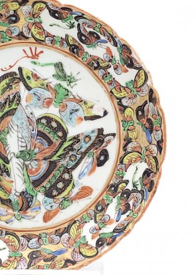 1000 Butterflies Chinese Export porcelain smaller dishes coasters 