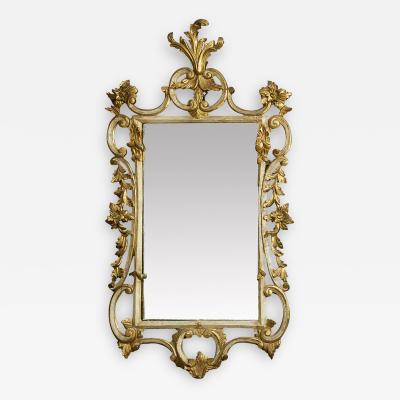 1023 Early 19th Century English Georgian Gilt Rococo Mirror