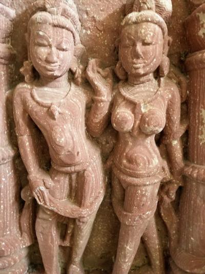 10C Red Sandstone Relief of a Mithuna Couple