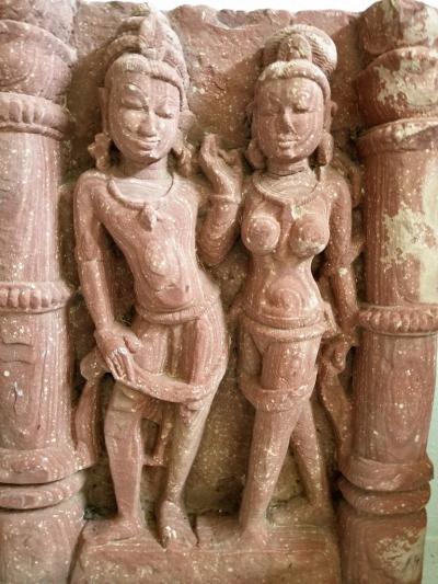10C Red Sandstone Relief of a Mithuna Couple