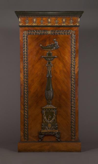 11297 A REMARKABLE BOIS DE FER VENEERED SINGLE DOOR CABINET