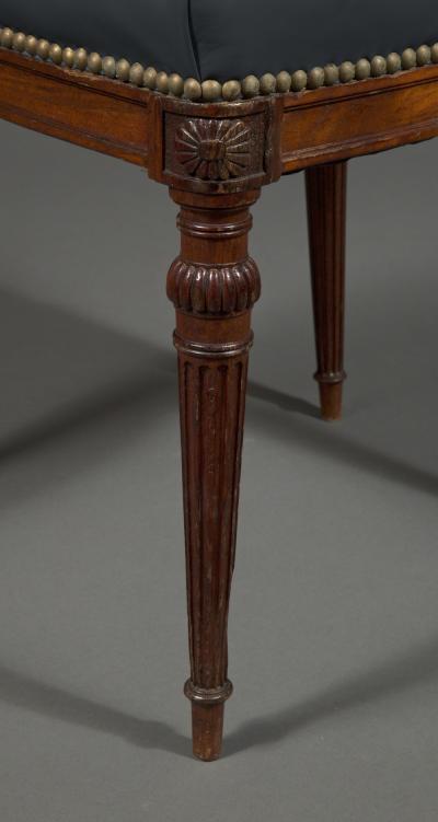 11684 A VERY RARE SET OF FOURTEEN MAHOGANY DINING CHAIRS