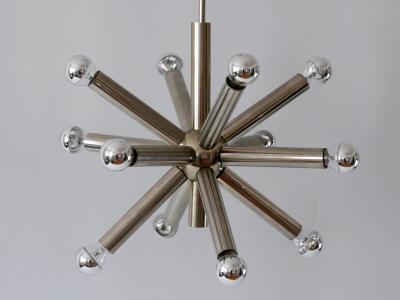 12 Armed Mid Century Modern Sputnik Chandelier or Pendant Lamp 1960s Germany