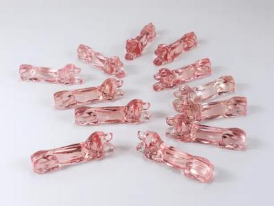 12 French Art Deco Dachshund Basset Hound Knife Rests Ros Glass France 1930s