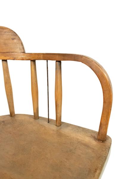 13 American Captains Style Oak Armchairs