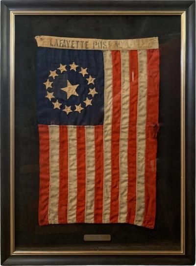 13 Star American Parade Flag 1860