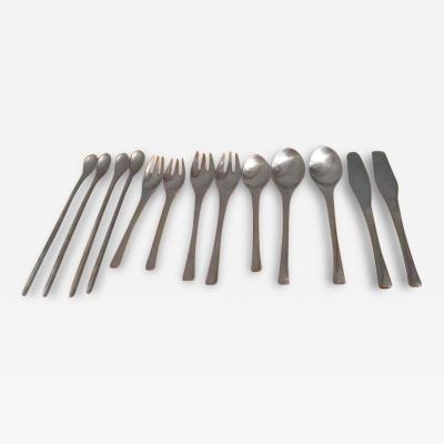 13 pc Set of Retronue Stainless Steel Flatware