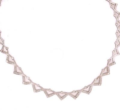 14 Karat Diamond Necklace 27 1 Grams Weight