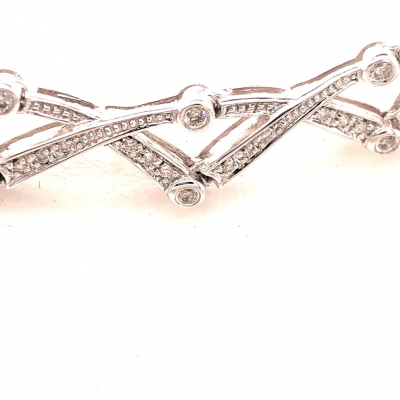 14 Karat Diamond Necklace 27 1 Grams Weight