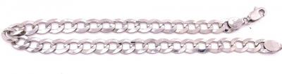 14 Karat Two Tone White and Yellow Gold Fancy Link Bracelet