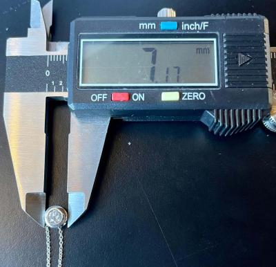 14 Karat White Gold Fancy Necklace with Diamond Pendant