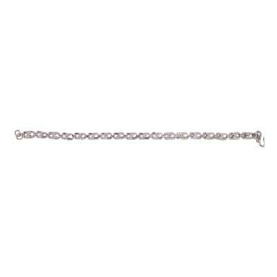 14 Karat White Gold Link Bracelet