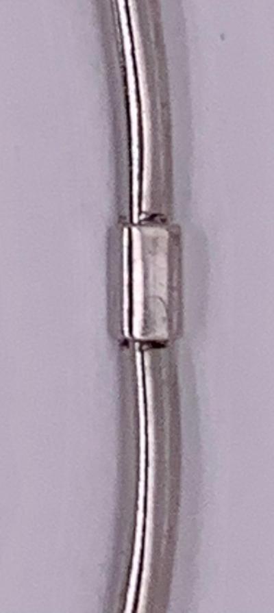 14 Karat White Gold Necklace 1 50 Carat Chain 21 83 Grams