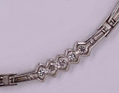 14 Karat White Gold Necklace 1 50 Carat Chain 21 83 Grams