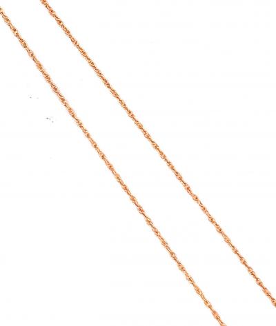 14 Karat Yellow Gold Freeform Necklace with One Pear Blue Topaz Pendant