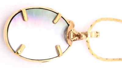 14 Karat Yellow Gold Necklace with Cultured Pearl and Diamond Pendant