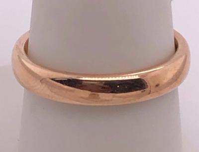 14 Karat Yellow Gold Wedding Ring Bridal Band