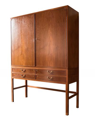 Ole Wanscher Mahogany Cabinet Denmark c 1940