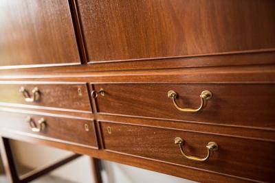 Ole Wanscher Mahogany Cabinet Denmark c 1940
