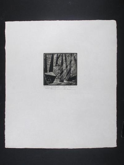 Wharton Esherick Tristram and Iseult Act II Scene 3 The Forest 1931