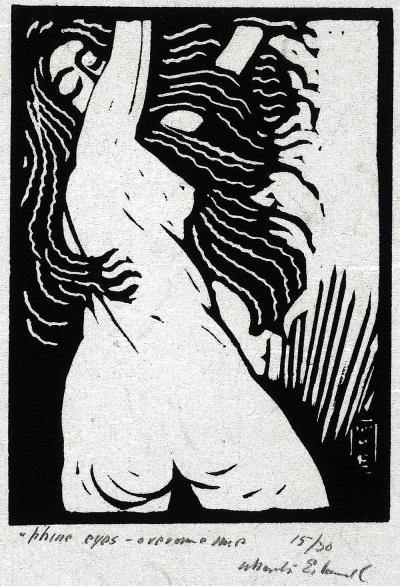 Wharton Esherick Song of Solomon Thine Eyes Overcome Me 1927