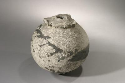 Paul Soldner Raku Vase by Paul Soldner c 1970