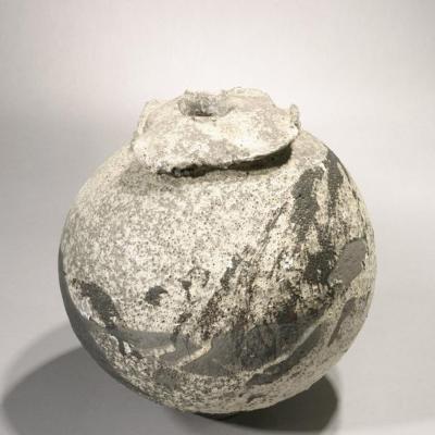 Paul Soldner Raku Vase by Paul Soldner c 1970
