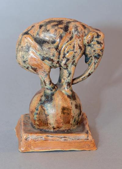 Jean Langlade Ceramic Elephant by Jean Langlade