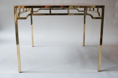 William Billy Haines Capiz Shell Game Table and Chairs Billy Haines USA c 1950