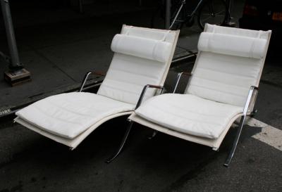 Preben Fabricius Pair of Grasshopper Lounge Chairs Preben Fabricius and Jorgen Kastholm