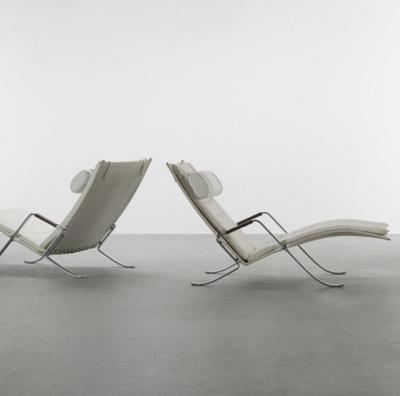 Preben Fabricius Pair of Grasshopper Lounge Chairs Preben Fabricius and Jorgen Kastholm