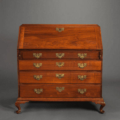 RARE QUEEN ANNE PAD FOOT DESK