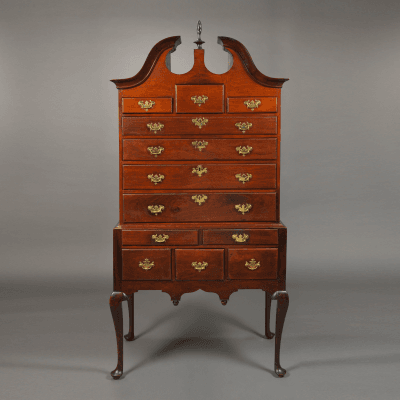 The Dall Family Queen Anne Bonnet Top Highboy