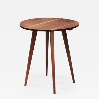 George Nakashima Splayed Leg Round End Table 1945