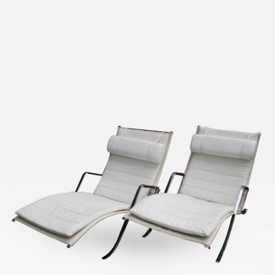 Preben Fabricius Pair of Grasshopper Lounge Chairs Preben Fabricius and Jorgen Kastholm