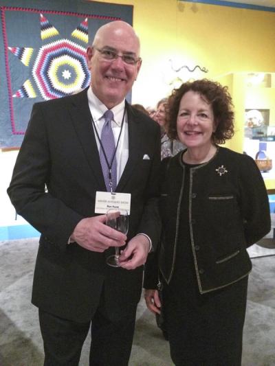 Ron Hurst (Chief Curator, Williamsburg) and Susan Stein (Senior Curator, Monticello)