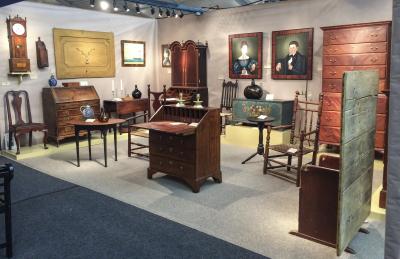 Peter Eaton American Furniture, booth 8, Newbury, Massachusetts.