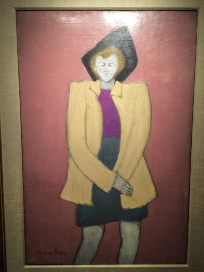 This Milton Avery portrait of a woman was offered by Avery Galleries.