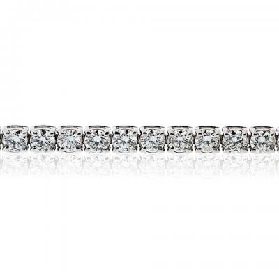 14K White Gold 8 04cttw Diamond Tennis Bracelet