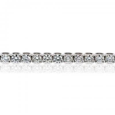14K White Gold 8 06cttw Diamond Tennis Bracelet