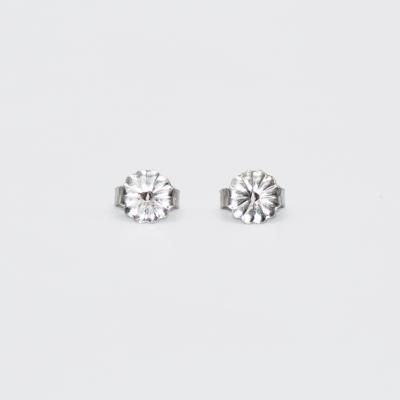 14K White Gold Diamond Studs 90tdw 1g