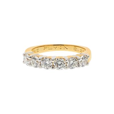 14K Yellow Gold 0 90 cttw Wedding Band