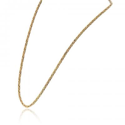 14K Yellow Gold 17 5 Inches Chain Necklace