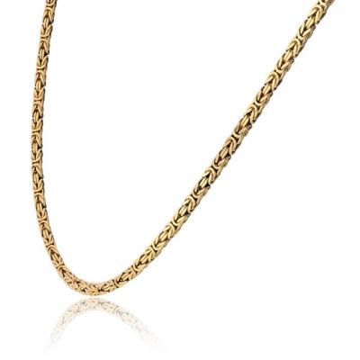 14K Yellow Gold 17 5 Inches Chain Necklace