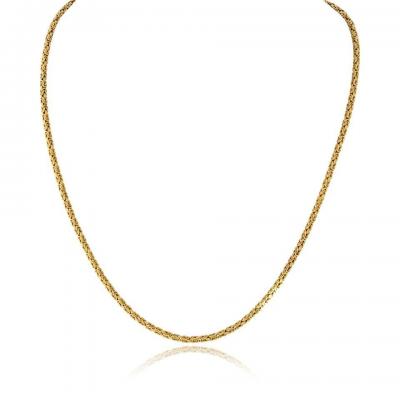 14K Yellow Gold 17 5 Inches Chain Necklace